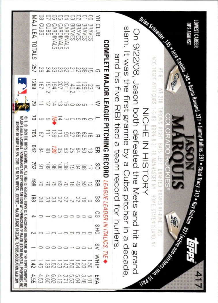 2009 Topps Jason Marquis