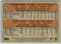 2021 Topps Heritage 2021 Rookie Stars - Yankees - Estevan Florial/Clarke Schmidt RC #158