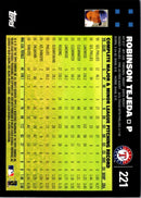 2007 Topps Robinson Tejeda