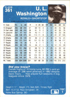 1984 Fleer U.L. Washington #361