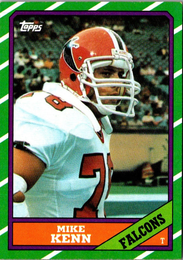 1986 Topps Mike Kenn #366 EX-MT