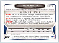 2013 Bowman Carlos Salazar #BDPP48