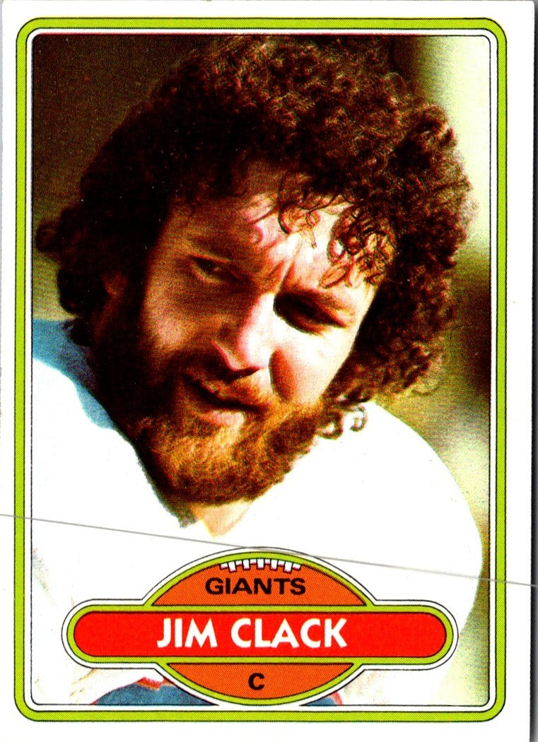 1980 Topps Jim Clack