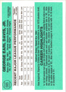 1984 Donruss Storm Davis