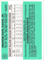 1984 Donruss Storm Davis #585