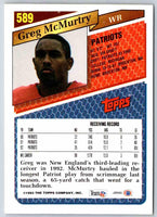 1993 Topps Greg McMurtry #589