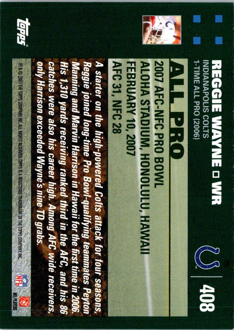 2007 Topps Reggie Wayne