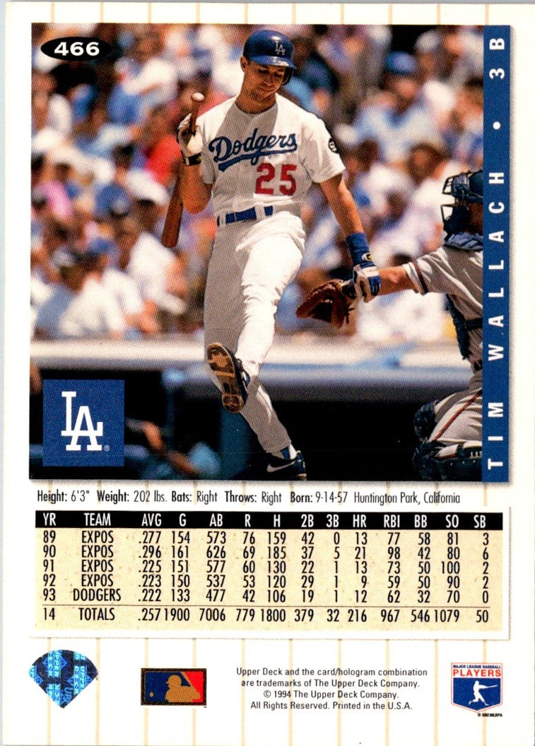 1994 Collector's Choice Tim Wallach