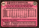 1989 O-Pee-Chee Harold Reynolds
