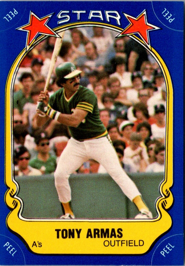 1981 Fleer Star Stickers Tony Armas #5