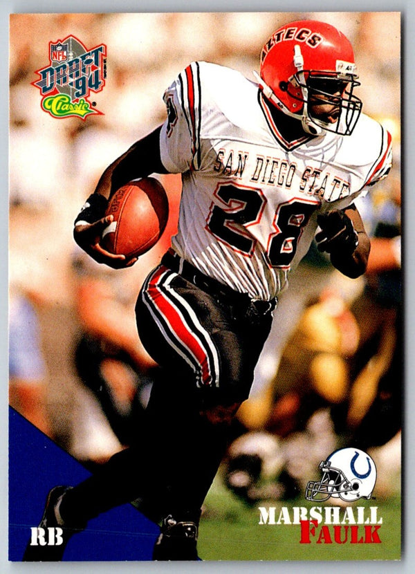1994 Classic NFL Draft Gold Marshall Faulk #3