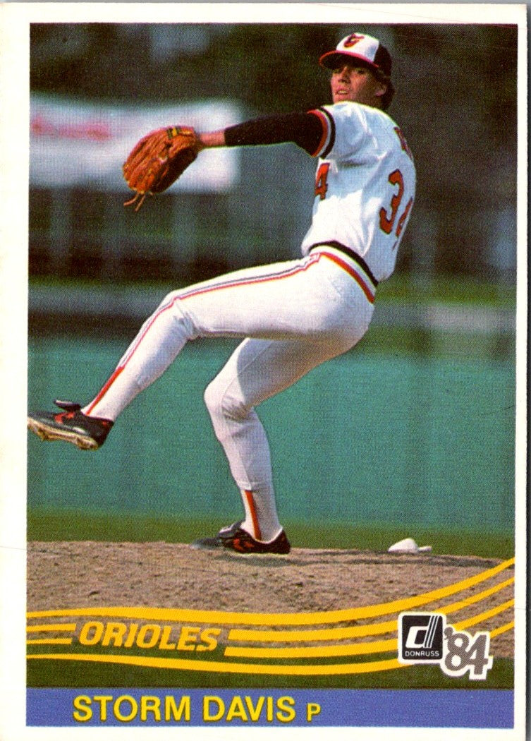 1984 Donruss Storm Davis