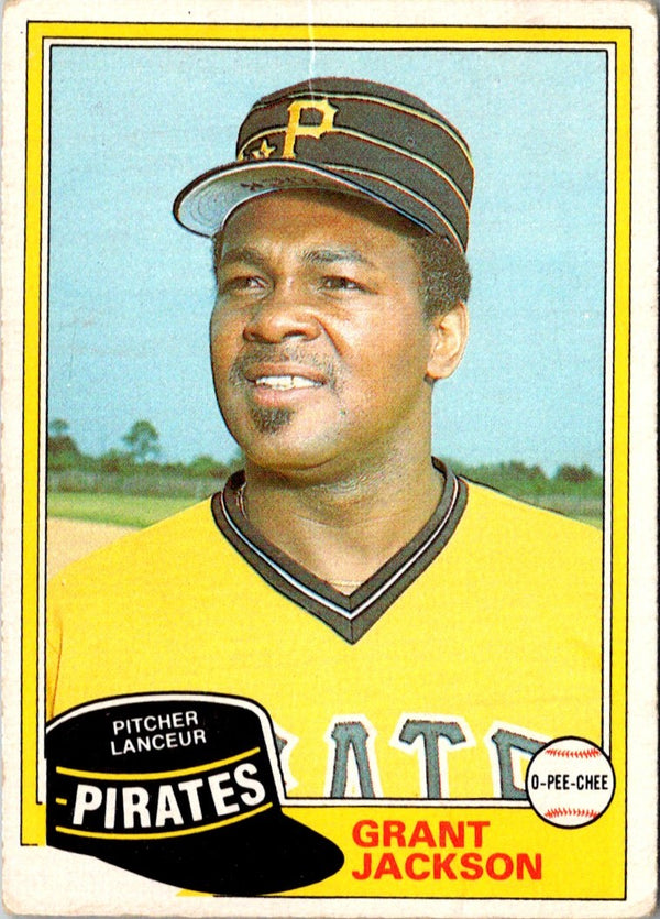 1981 O-Pee-Chee Grant Jackson #232