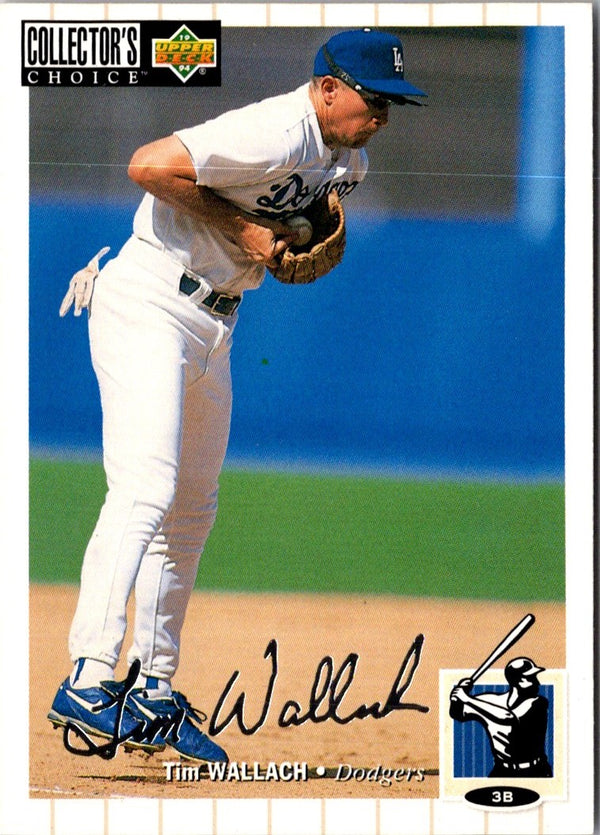 1994 Collector's Choice Tim Wallach #466 Silver Signature