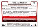 2012 Bowman Draft Picks & Prospects Chrome Liam Hendriks