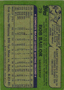 1982 Topps Bob Bailor