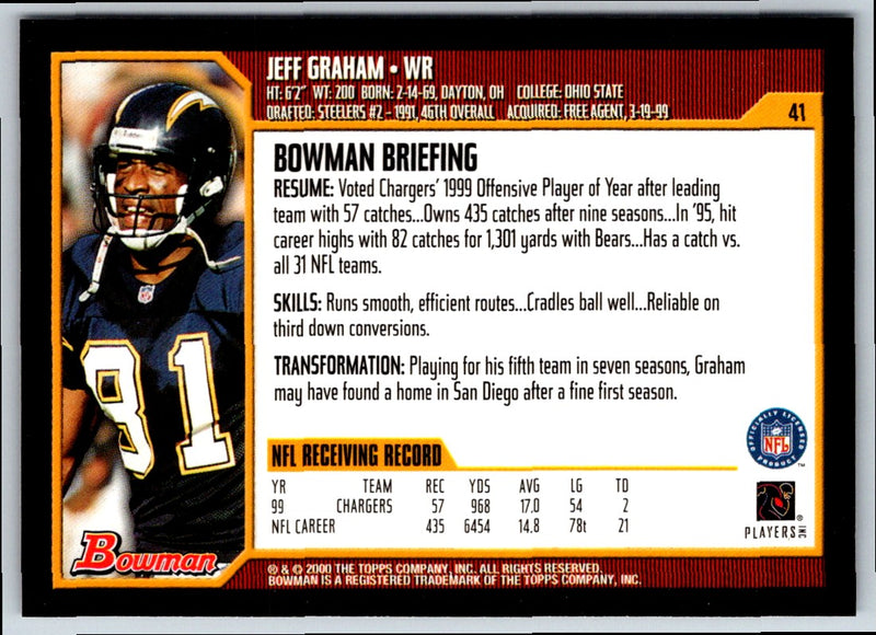 2000 Bowman Jeff Graham