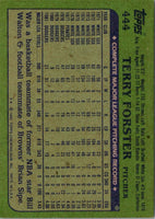 1982 Topps Terry Forster #444