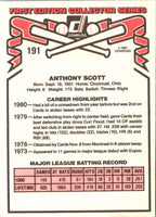 1981 Donruss Tony Scott #191