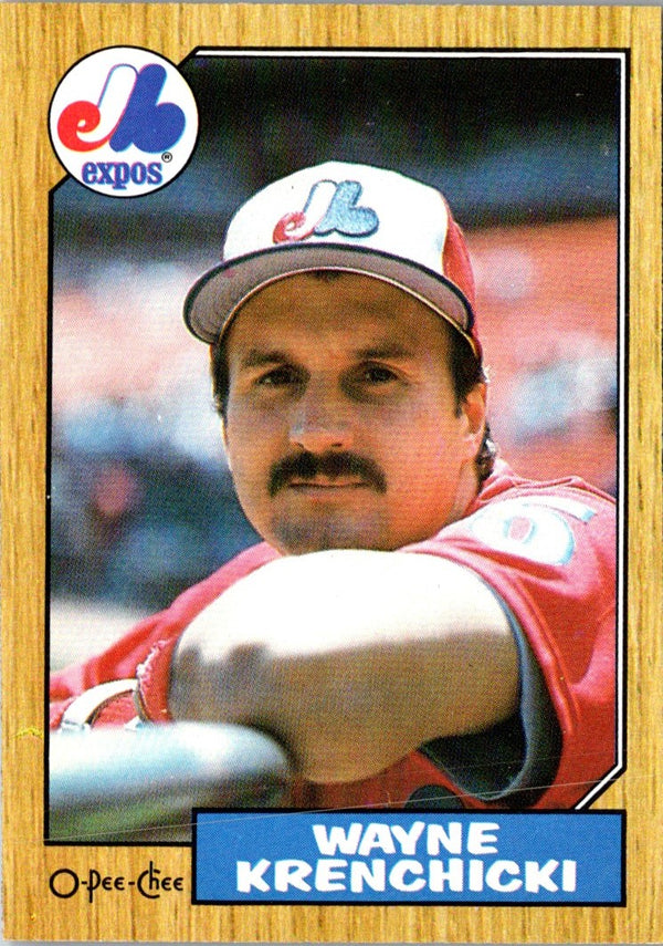1987 O-Pee-Chee Wayne Krenchicki #81