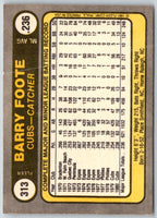 1981 Fleer Barry Foote #313