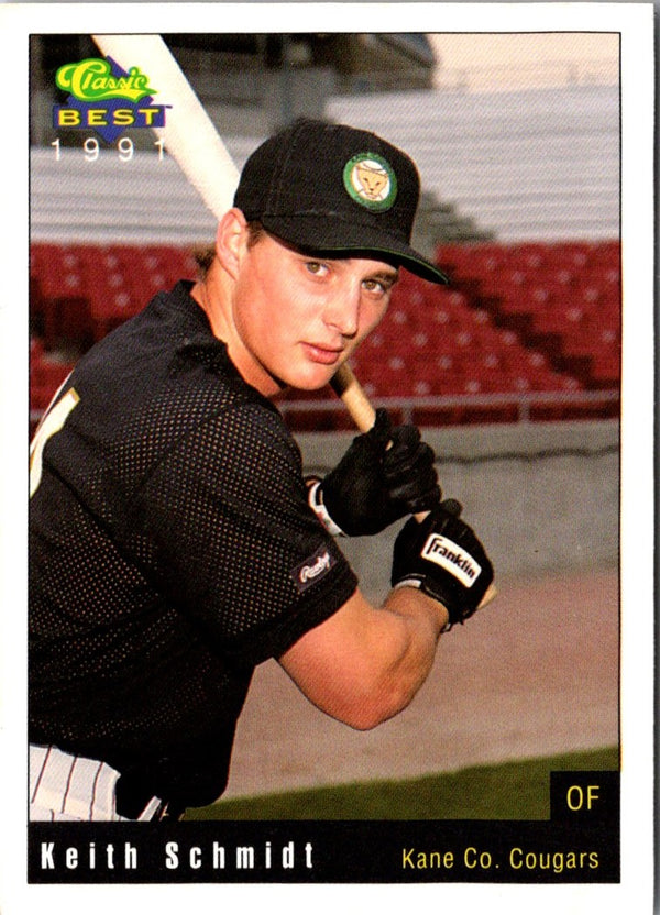 1991 Classic Best Kane County Cougars Keith Schmidt #25