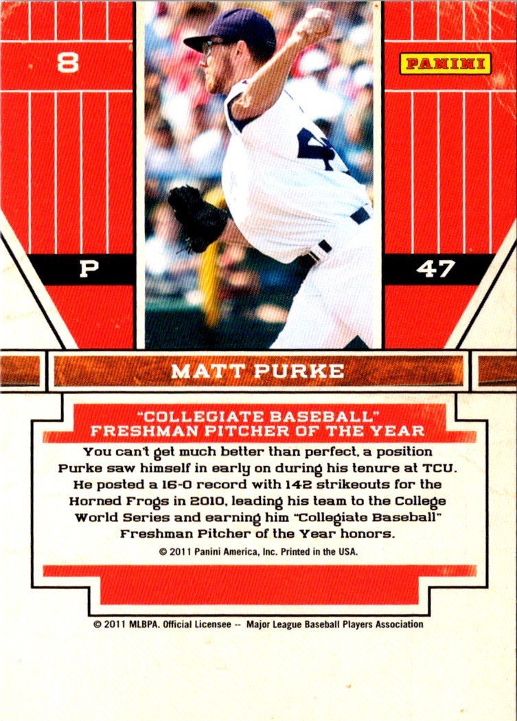 2011 Panini Limited Match-Ups Anthony Rendon/Matt Purke