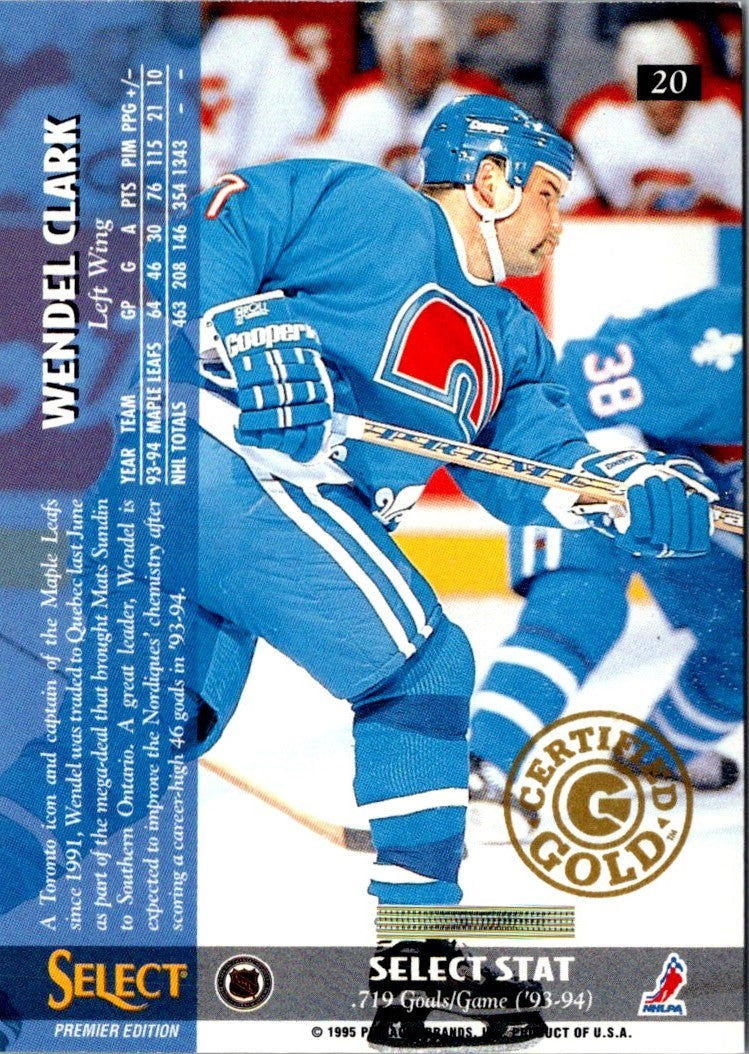 1994 Select Wendel Clark