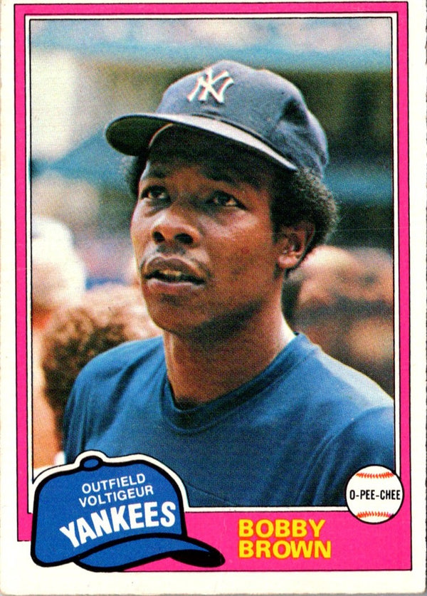 1981 O-Pee-Chee Bobby Brown #107