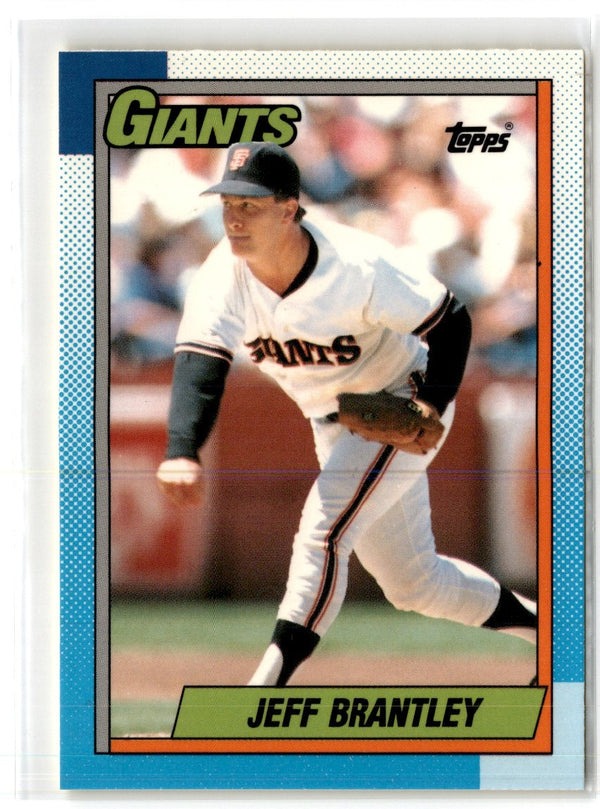 1990 Topps Tiffany Jeff Brantley #703