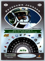 1997 Pinnacle Certified NFL Keyshawn Johnson #22