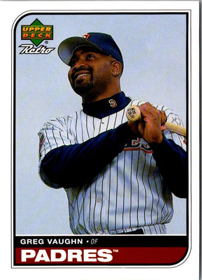 1998 Upper Deck Retro Greg Vaughn #86