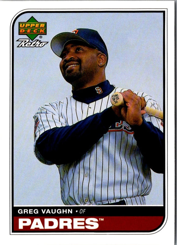 1998 Upper Deck Retro Greg Vaughn #86