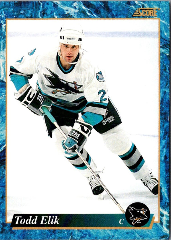 1993 Score Todd Elik #581