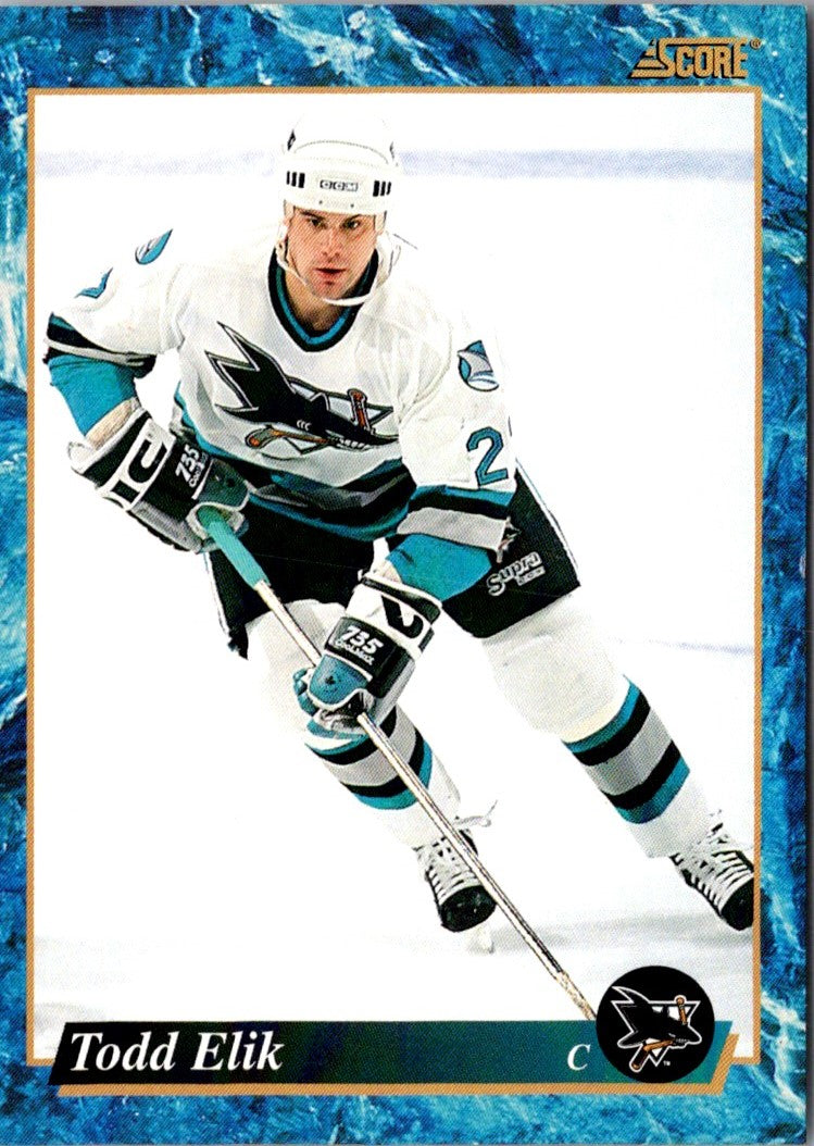1993 Score Todd Elik