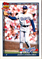 1991 Topps Traded John Candelaria #17T