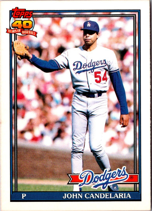 1991 Topps Traded John Candelaria #17T