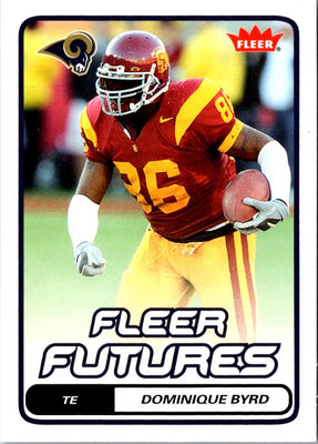 2006 Fleer Dominique Byrd #133 Rookie