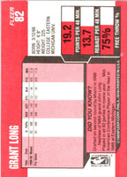1989 Fleer Grant Long #82 Rookie