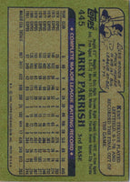 1982 Topps Larry Parrish #445