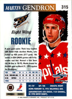 1995 Score Martin Gendron #315