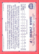 1991 Topps Traded Ivan Zweig