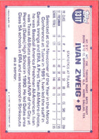 1991 Topps Traded Ivan Zweig #131T Rookie