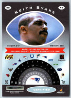 1997 Pinnacle Certified NFL Keith Byars #98