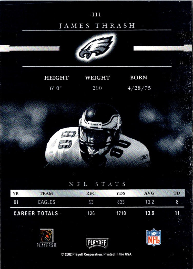 2002 Playoff Prestige James Thrash