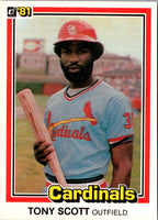1981 Donruss Tony Scott #191