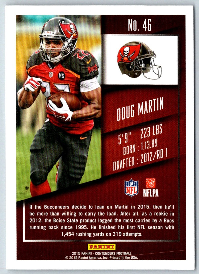 2015 Panini Contenders Doug Martin