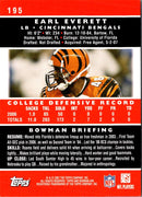 2007 Bowman Earl Everett