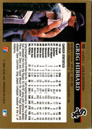 1992 Leaf Black Gold Greg Hibbard