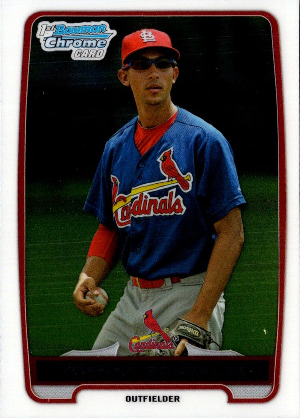 2012 Bowman Draft Picks & Prospects Chrome Yoenny Gonzalez #BDPP72